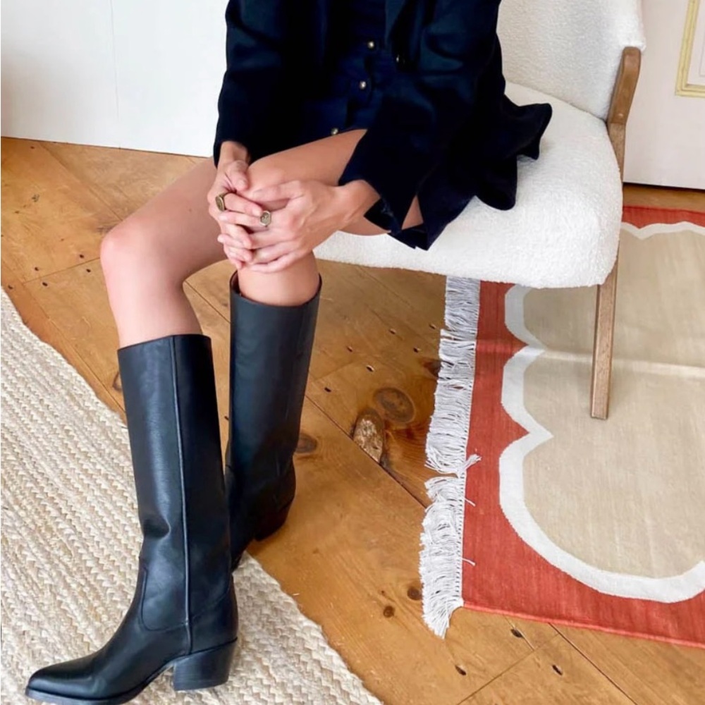 Emerson Fry Classic Black Heeled Boots